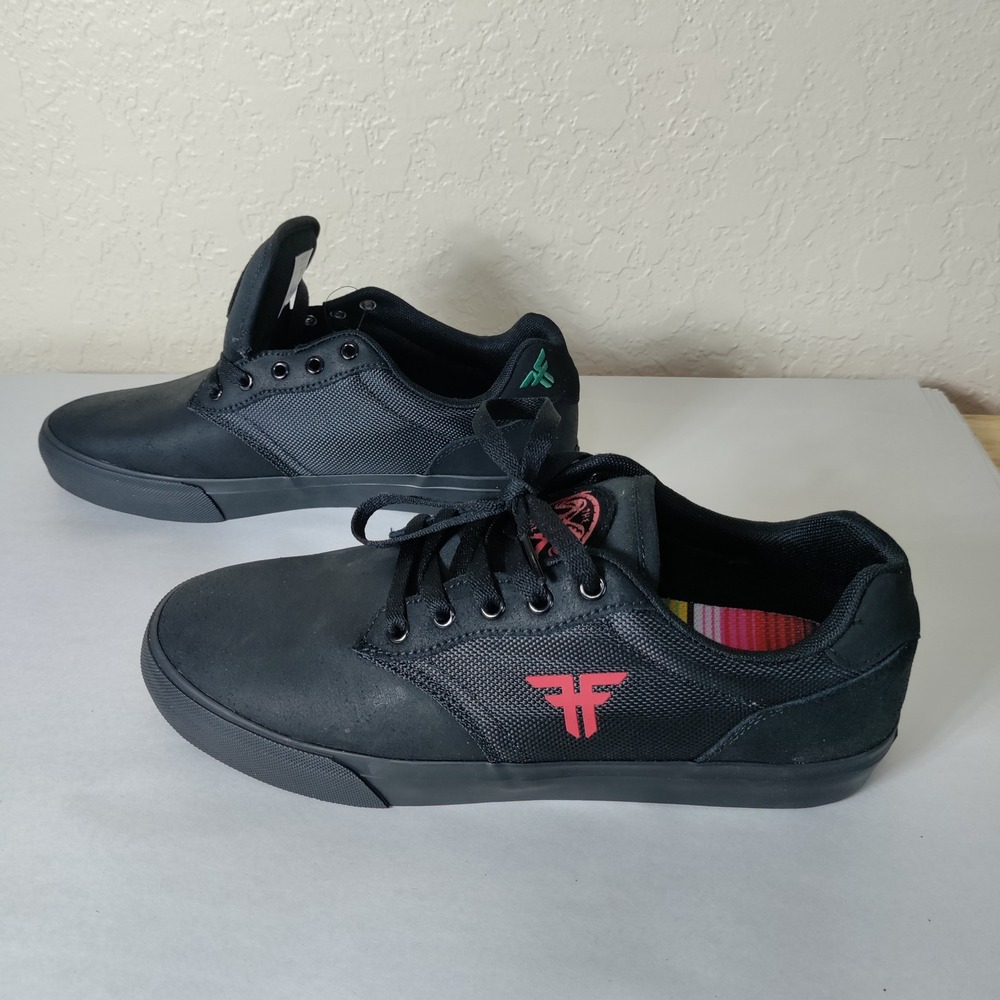 Fallen Footwear The Goat Mens 9.5 Black Skate Shoes FML1ZA36